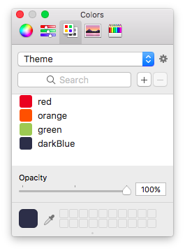 Xcode Palette